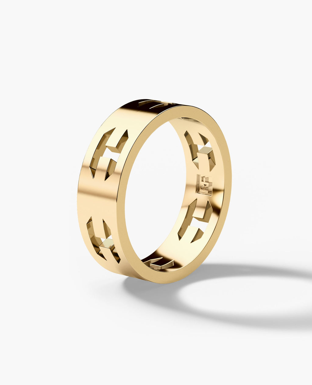 SHADOW BRIGGS Gold Ring - Wide Version