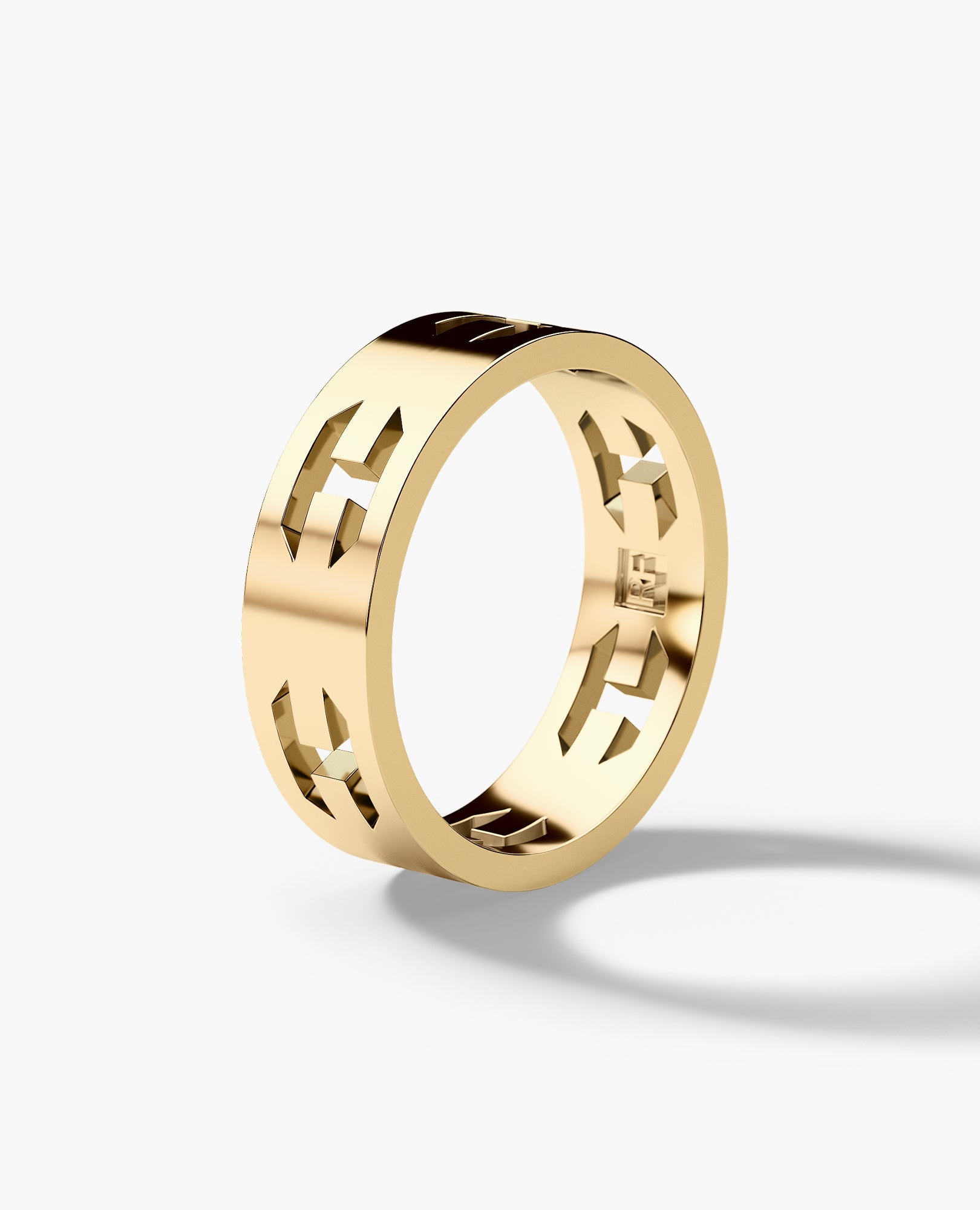 SHADOW BRIGGS Gold Ring - Wide Version