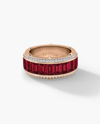 MONTE CRISTO Gold Ring with 11.60ct Rubies and Diamonds