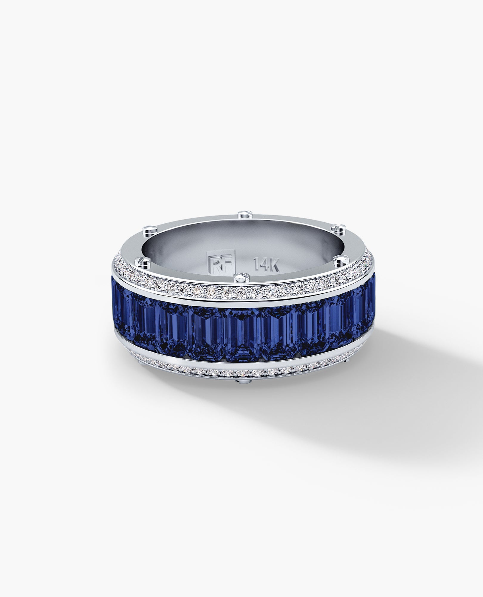 MONTE CRISTO Gold Ring with 11.60ct Sapphires and Diamonds