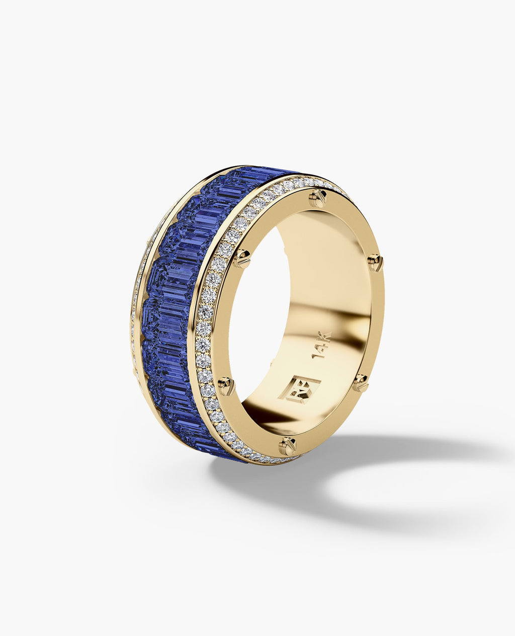 MONTE CRISTO Gold Ring with 11.60ct Sapphires and Diamonds