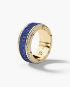 MONTE CRISTO Gold Ring with 11.60ct Sapphires and Diamonds