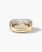 ARTURO Two-Tone Gold Signet Ring with 2.30ct Diamonds