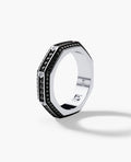 LINCOLN Gold Ring with 1.50ct Black Diamonds