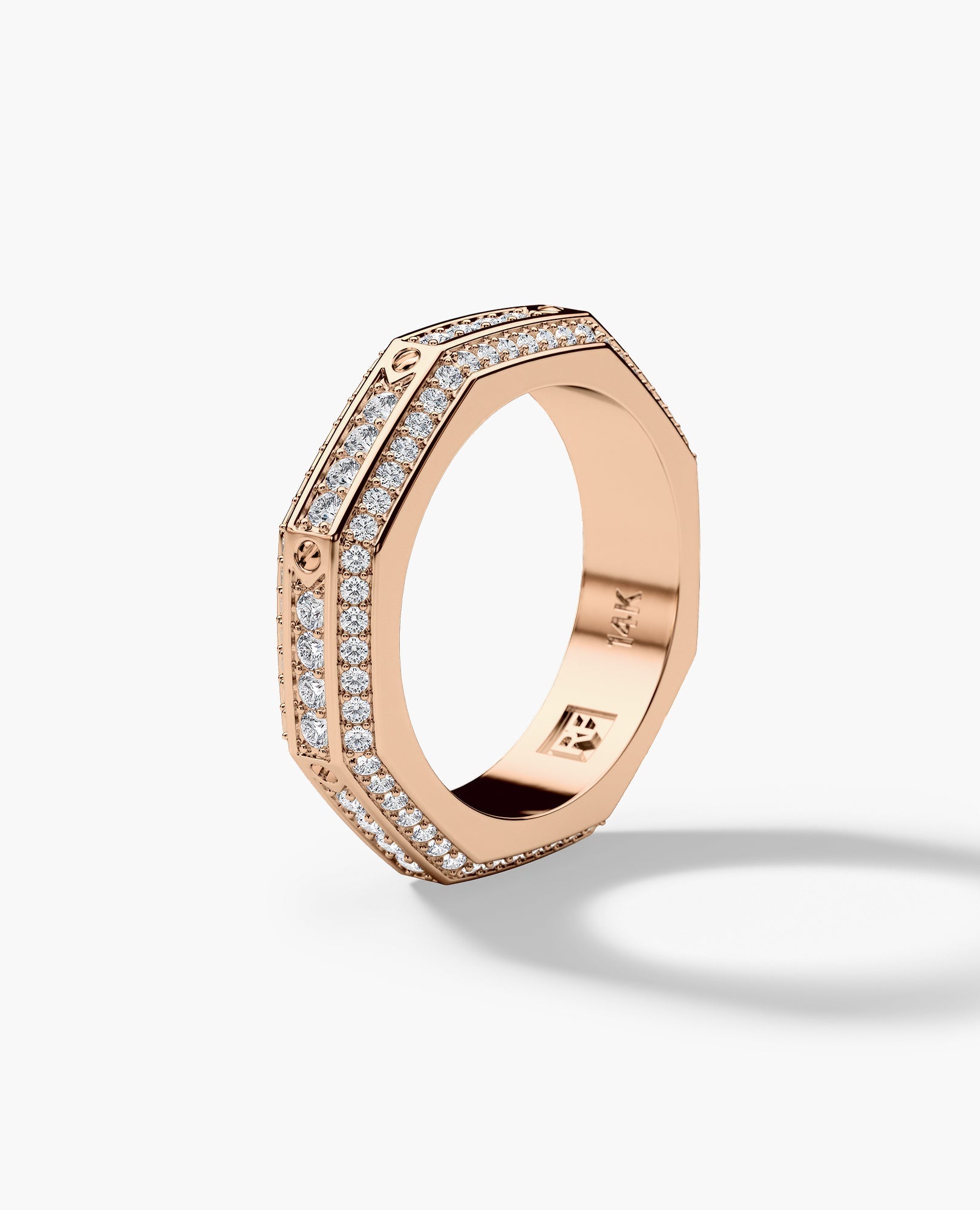 LINCOLN Gold Ring with 1.50ct Diamonds
