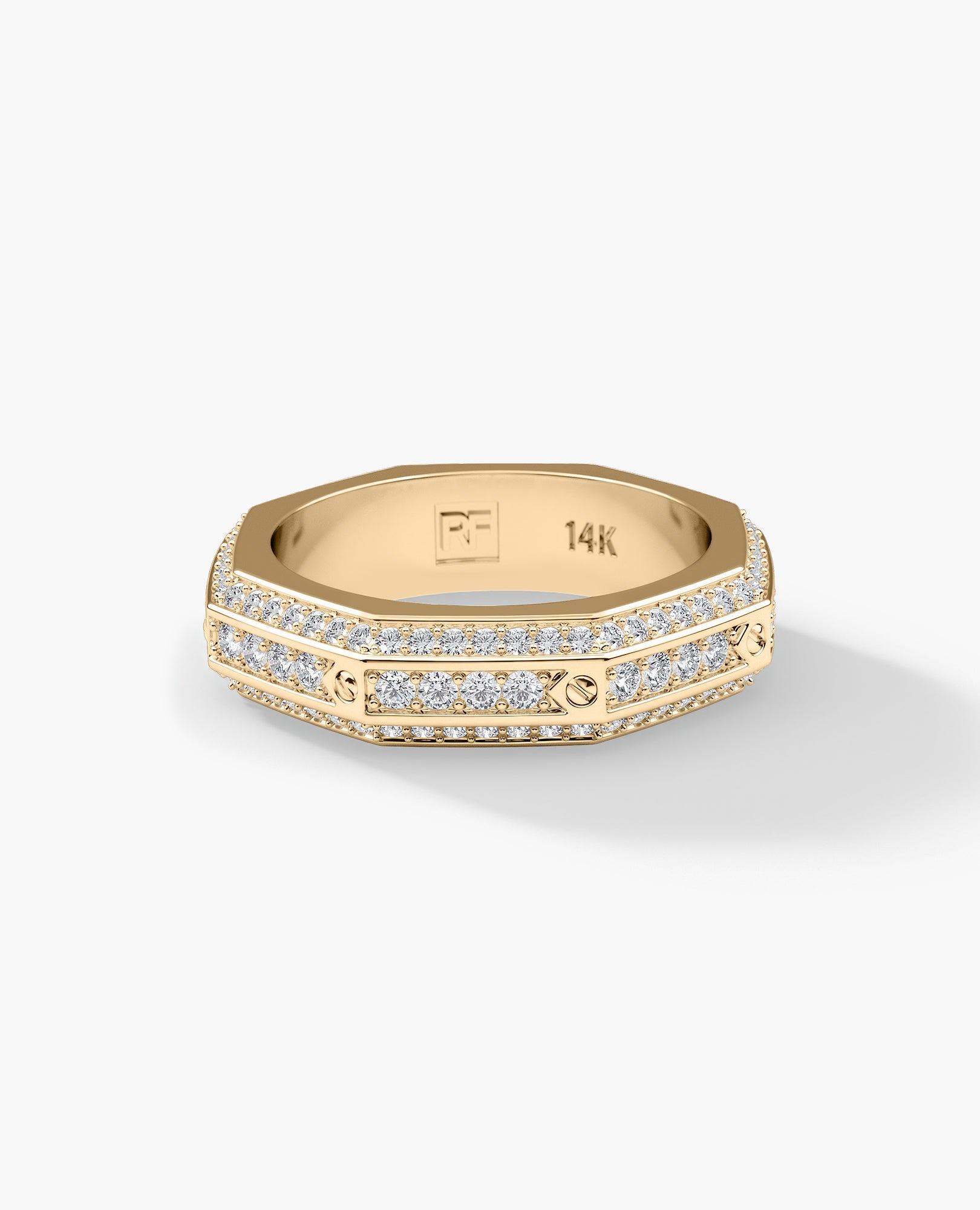 LINCOLN Gold Ring with 1.50ct Diamonds