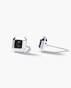 EDGE MINI Single Stud Earring with 0.10ct Black Diamond
