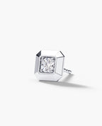 EDGE MINI Single Stud Earring with 0.10ct Diamond