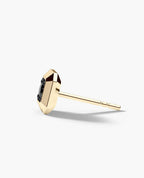EDGE MINI Single Stud Earring with 0.10ct Black Diamond