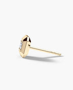 EDGE MINI Single Stud Earring with 0.10ct Diamond