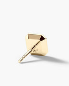 EDGE MINI Single Stud Earring with 0.15ct Black Diamond