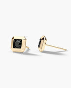 EDGE MINI Single Stud Earring with 0.15ct Black Diamond