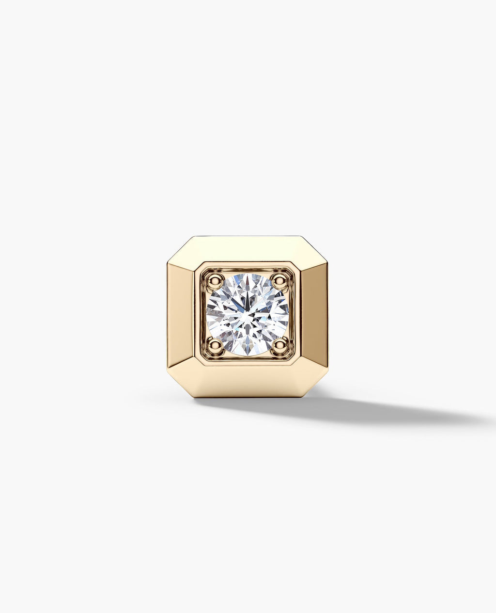 EDGE MINI Single Stud Earring with 0.15ct Diamond
