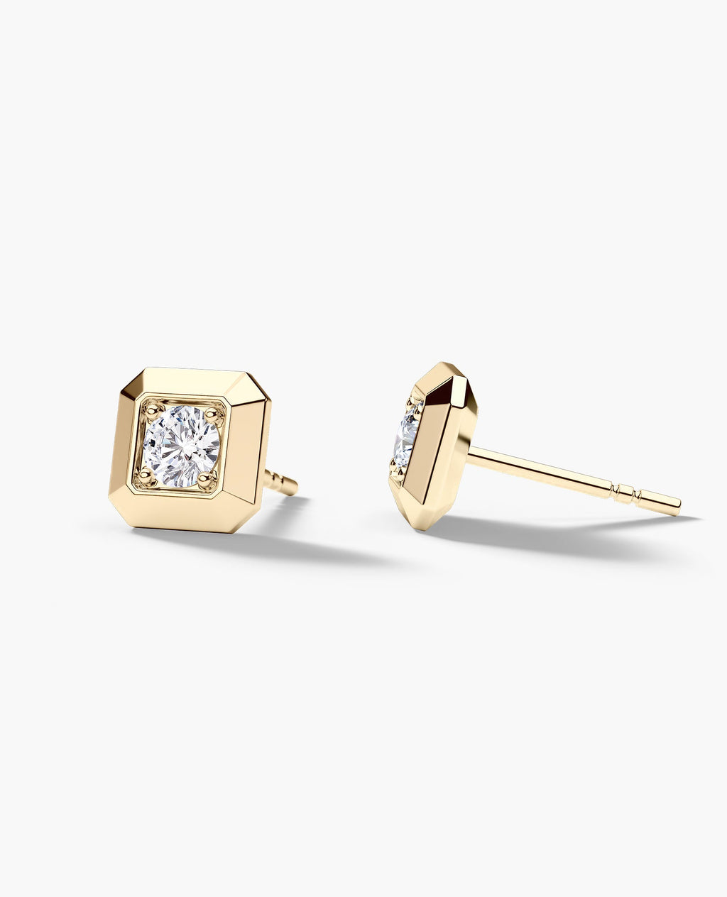 EDGE MINI Single Stud Earring with 0.15ct Diamond