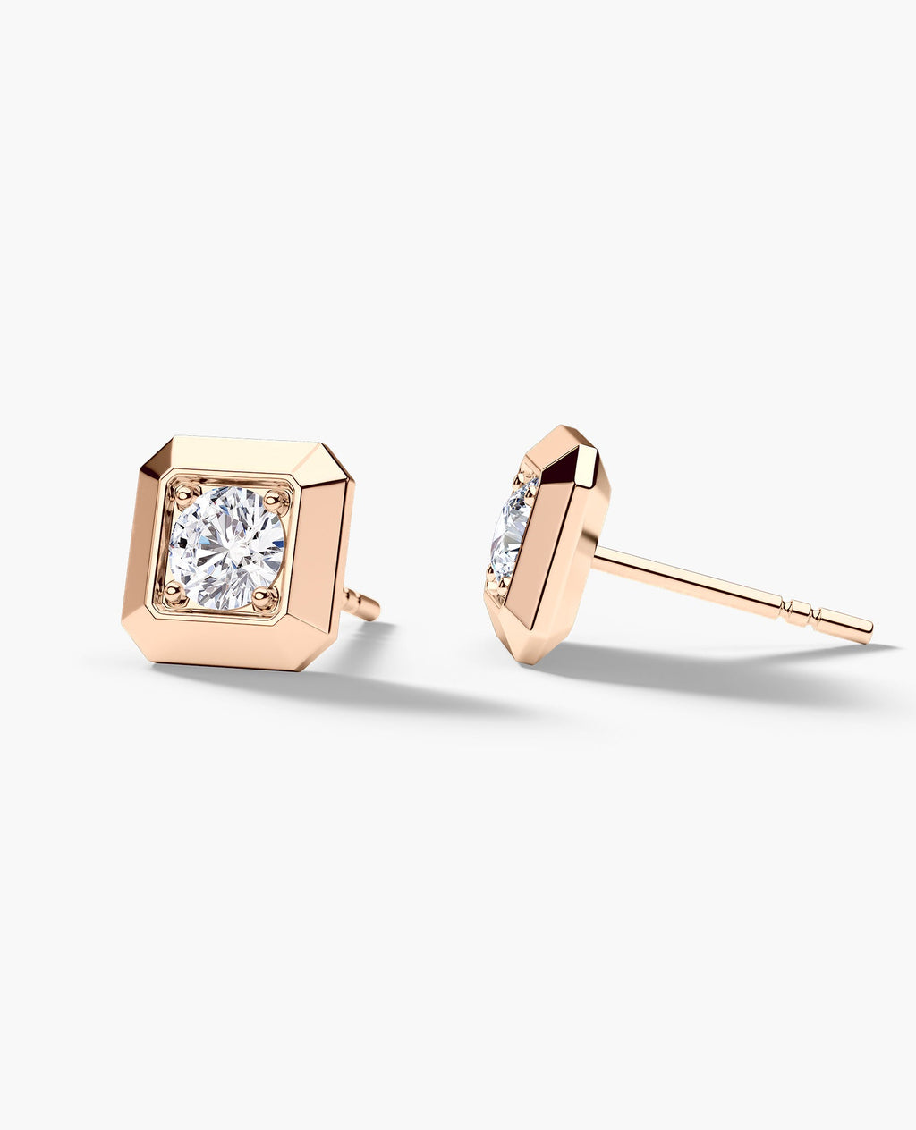 EDGE MINI Single Stud Earring with 0.25ct Diamond