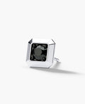 EDGE MINI Single Stud Earring with 0.25ct Black Diamond
