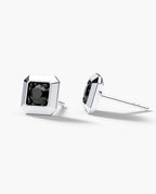 EDGE MINI Single Stud Earring with 0.25ct Black Diamond