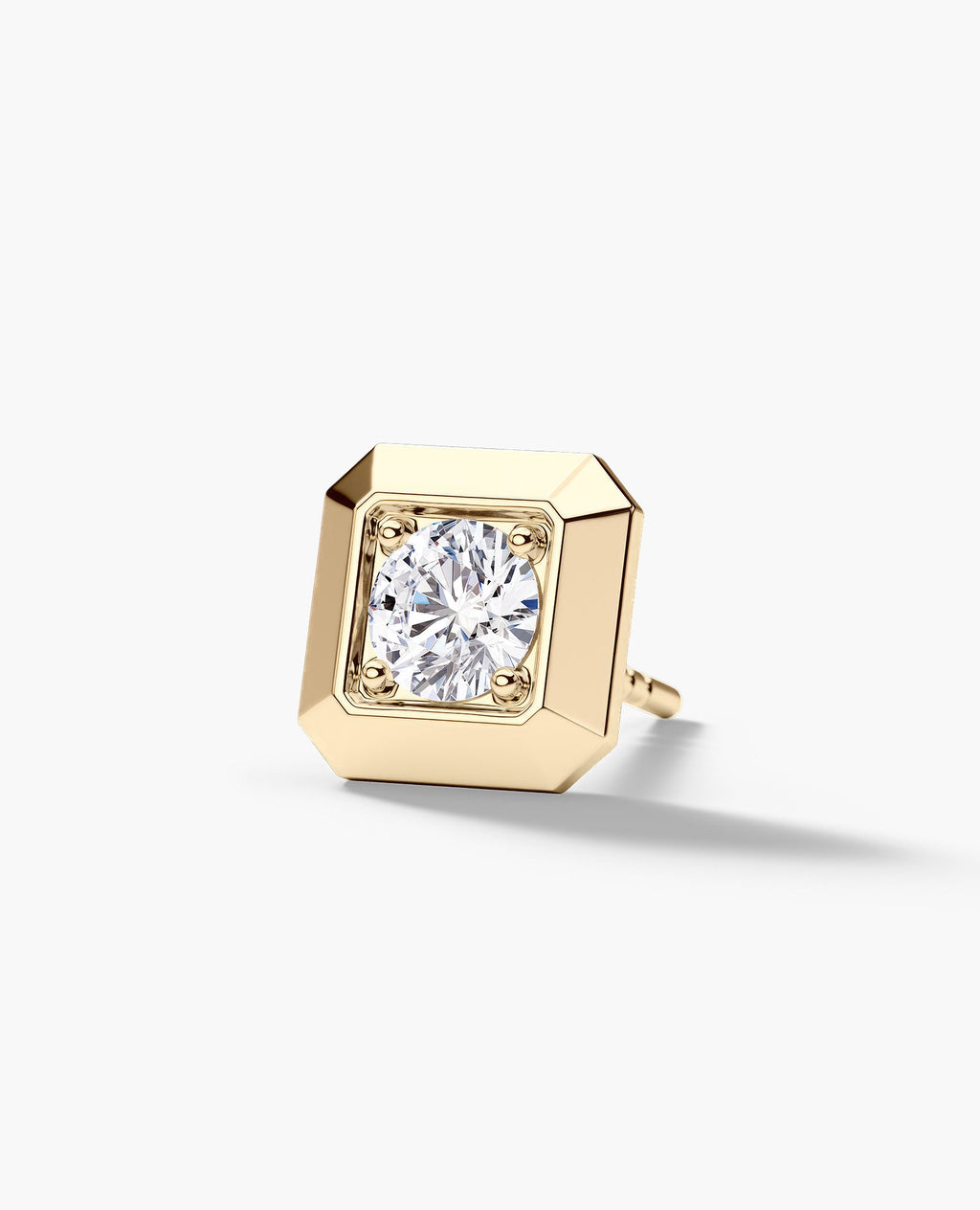EDGE MINI Single Stud Earring with 0.25ct Diamond