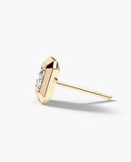 EDGE MINI Single Stud Earring with 0.25ct Diamond