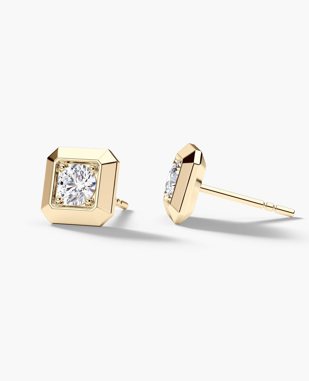 EDGE MINI Single Stud Earring with 0.25ct Diamond