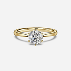 1.80 CT Round Moissanite Solitaire Engagement Ring