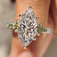 Marquise Engagement Ring In Vintage Art Deco style