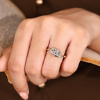Solitaire Marquise Engagement Ring In East To West Setting