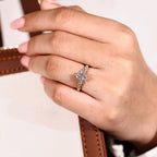 Dutch Marquise Engagement Ring in Tulip Setting