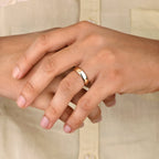 Comfort Fit Plain Mens Wedding Band