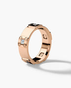 BARITE Gold Wedding Ring with 0.60ct Diamonds