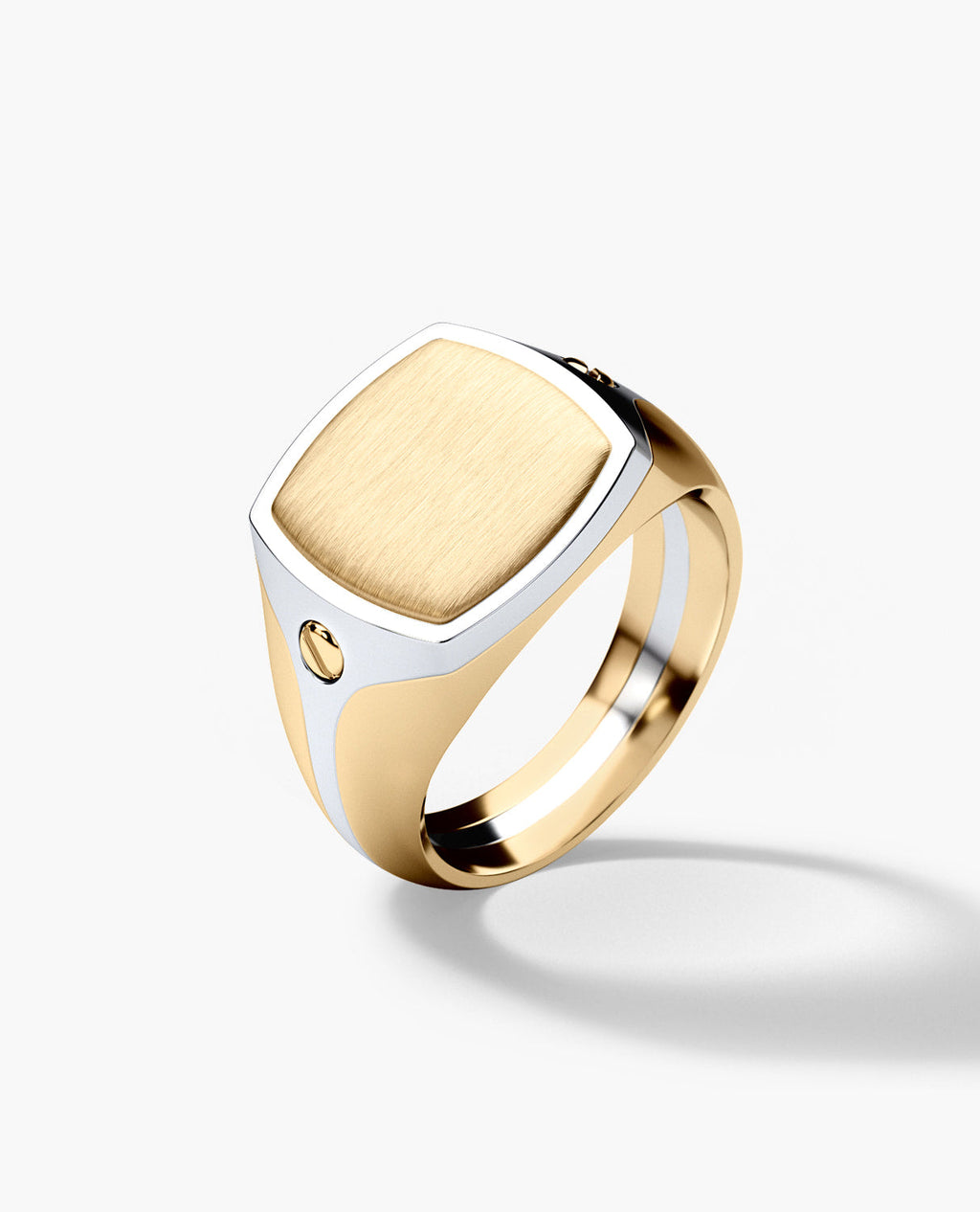 BETZ Two-Tone Gold Signet Ring - Version 1