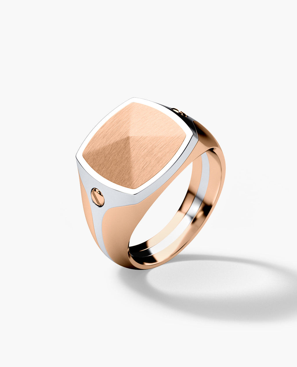 BETZ Two-Tone Gold Signet Ring - Version 1