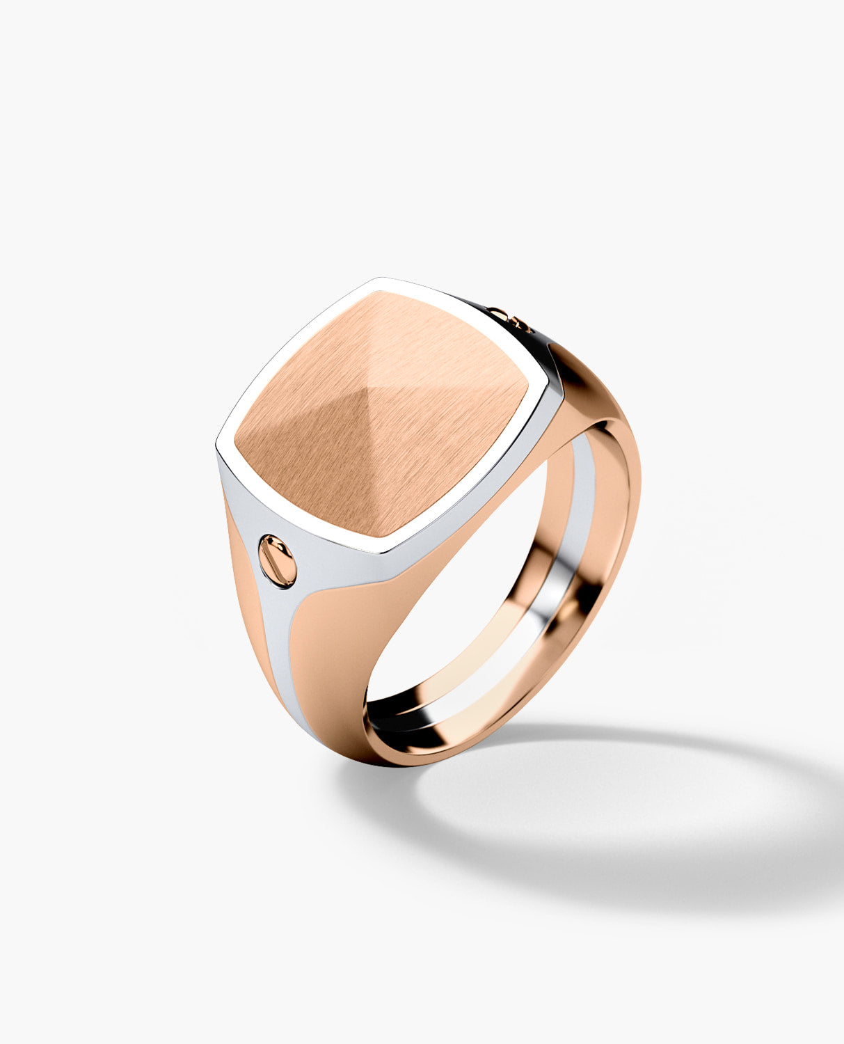 BETZ Two-Tone Gold Signet Ring - Version 1