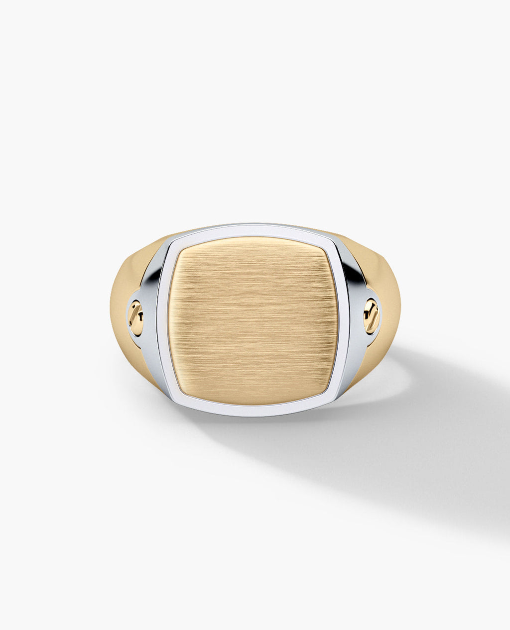 BETZ Two-Tone Gold Signet Ring - Version 2