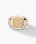BETZ Two-Tone Gold Signet Ring - Version 2