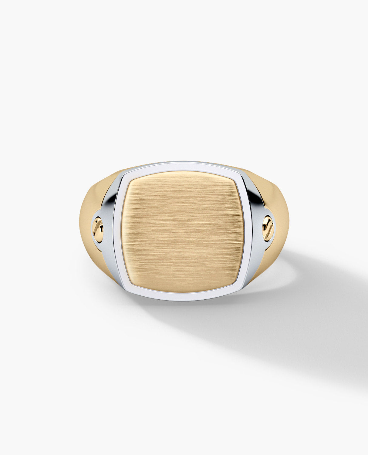 BETZ Two-Tone Gold Signet Ring - Version 2