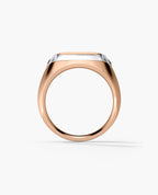 BETZ Two-Tone Gold Signet Ring - Version 1
