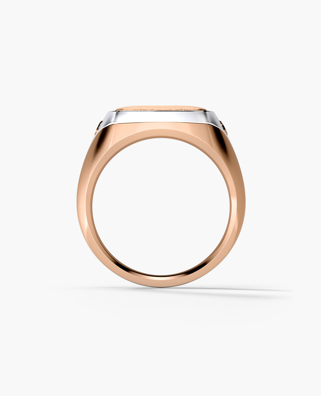 BETZ Two-Tone Gold Signet Ring - Version 1