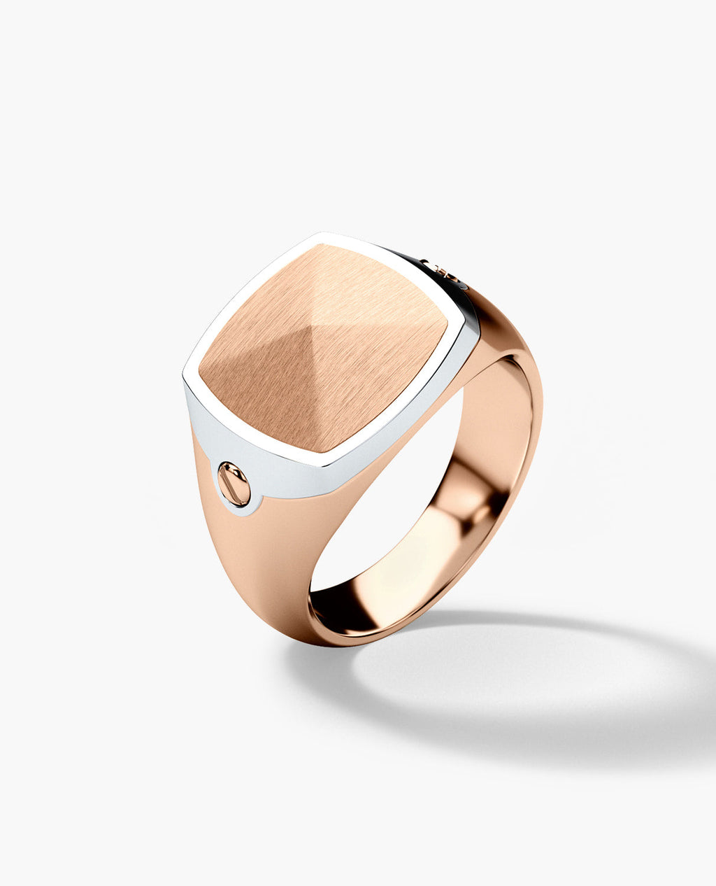BETZ Two-Tone Gold Signet Ring - Version 2
