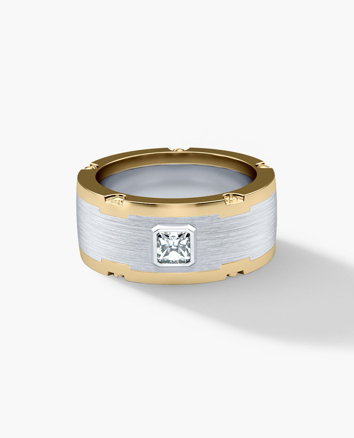 CABARRUS Two-Tone Gold Statement Ring with 0.45ct Diamond