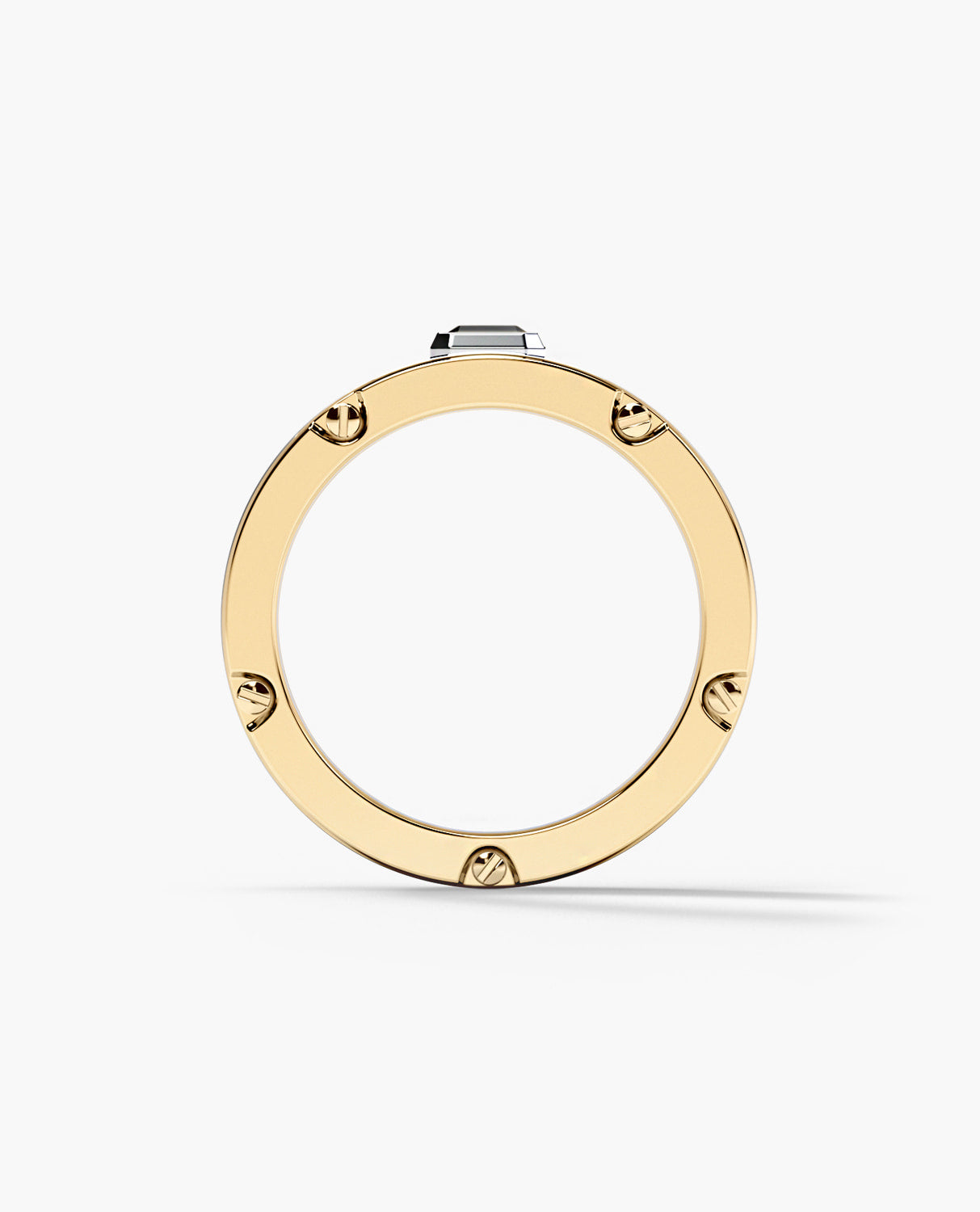 CABARRUS Two-Tone Gold Statement Ring with 0.45ct Black Diamond