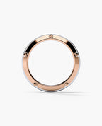CORTEZ Two-Tone Gold Ring - Wide Version