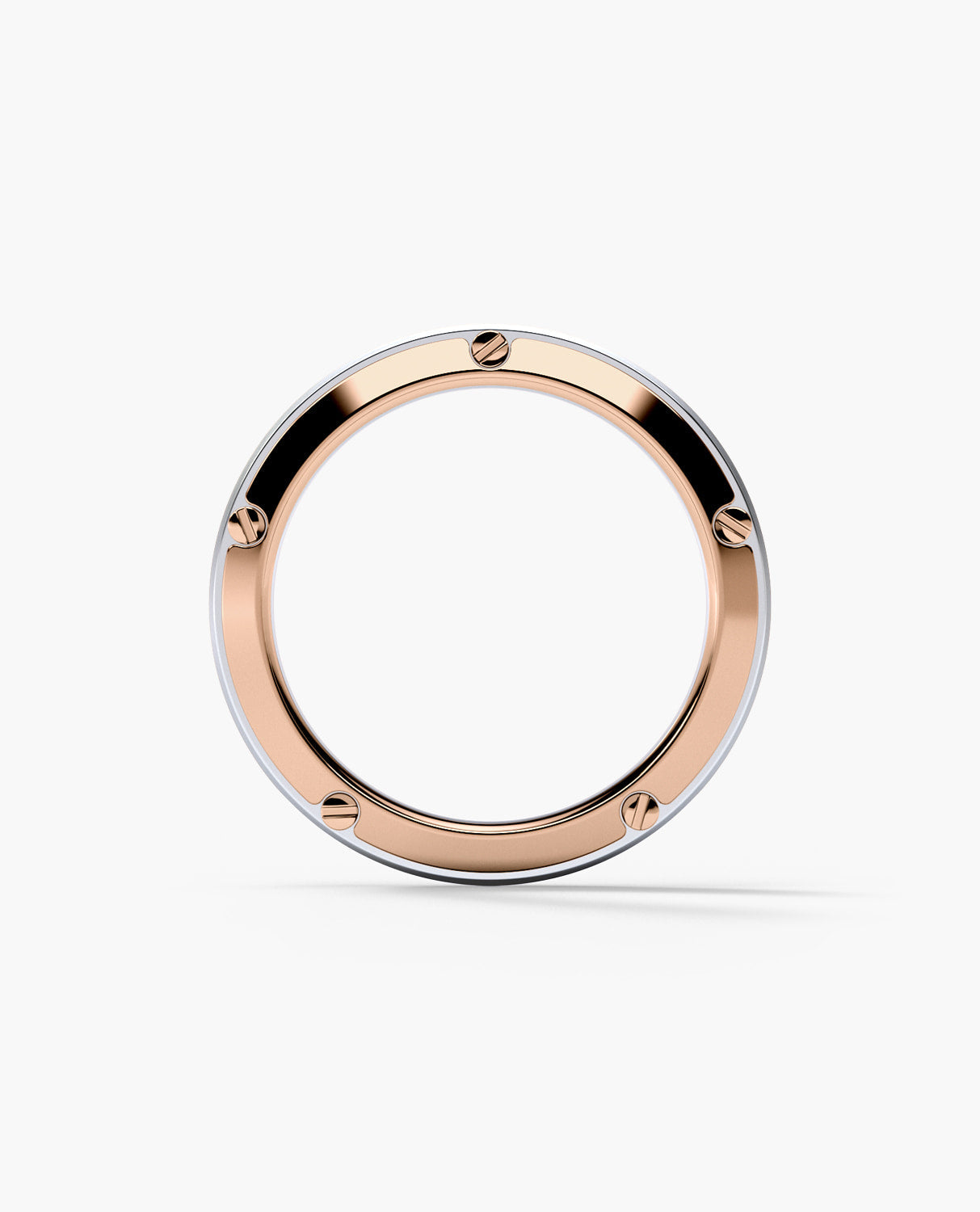 CORTEZ Two-Tone Gold Ring - Wide Version