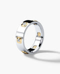 AMADOR Two-Tone Gold Ring with 0.30ct Diamonds - 2