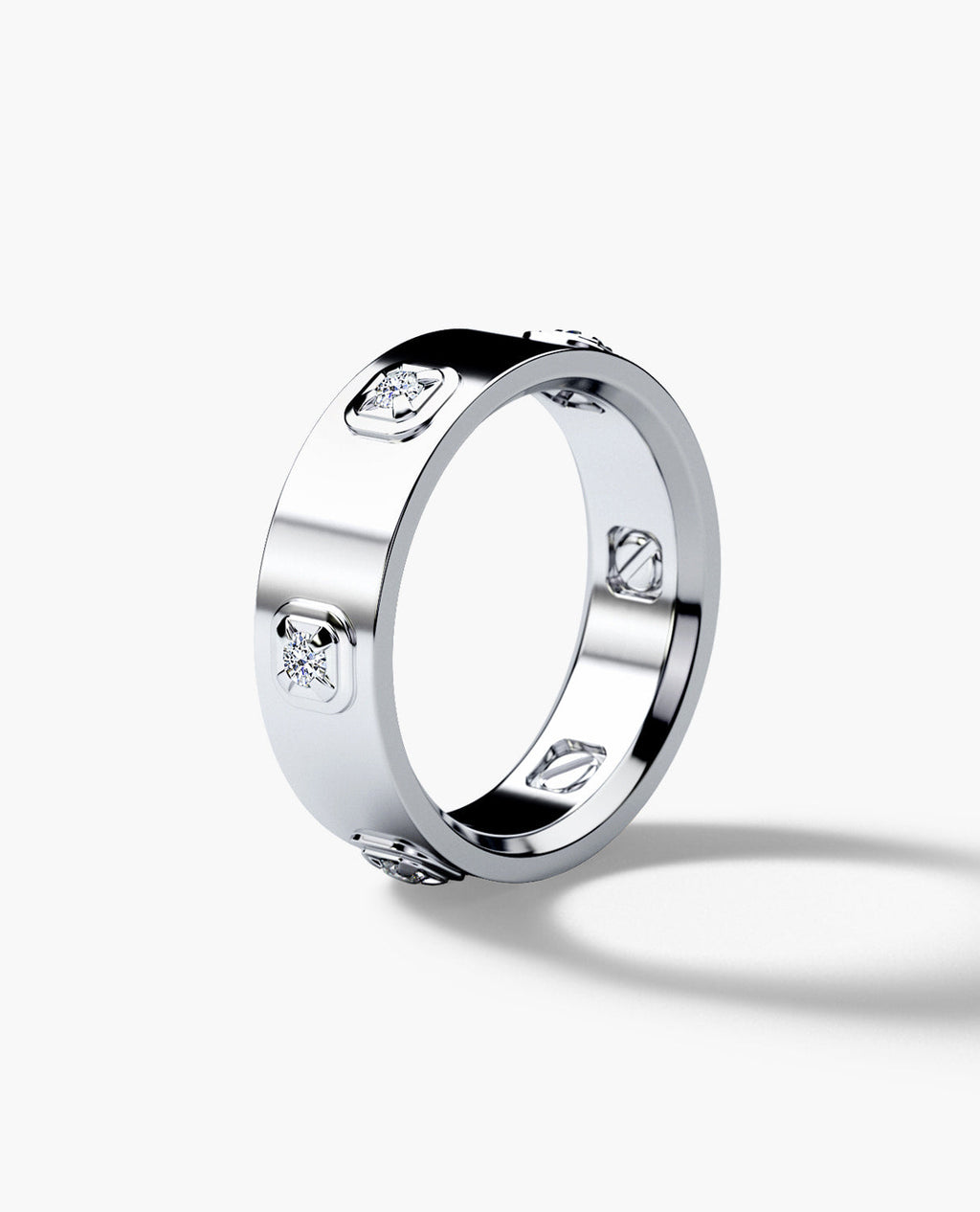 AMADOR Gold Ring with 0.30ct Diamonds