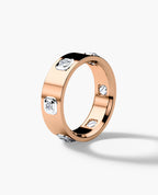 AMADOR Two-Tone Gold Ring with 0.30ct Diamonds