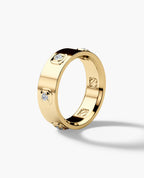 AMADOR Gold Ring with 0.30ct Diamonds