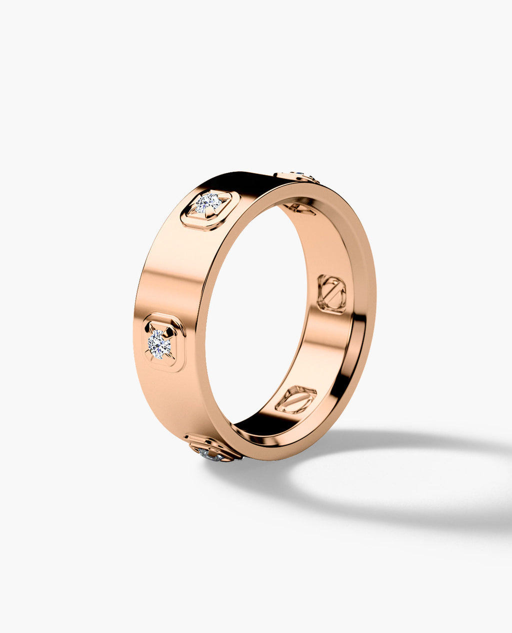 AMADOR Gold Ring with 0.30ct Diamonds