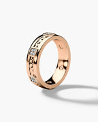 FAIRBANKS Gold Wedding Ring with 0.25ct Diamonds