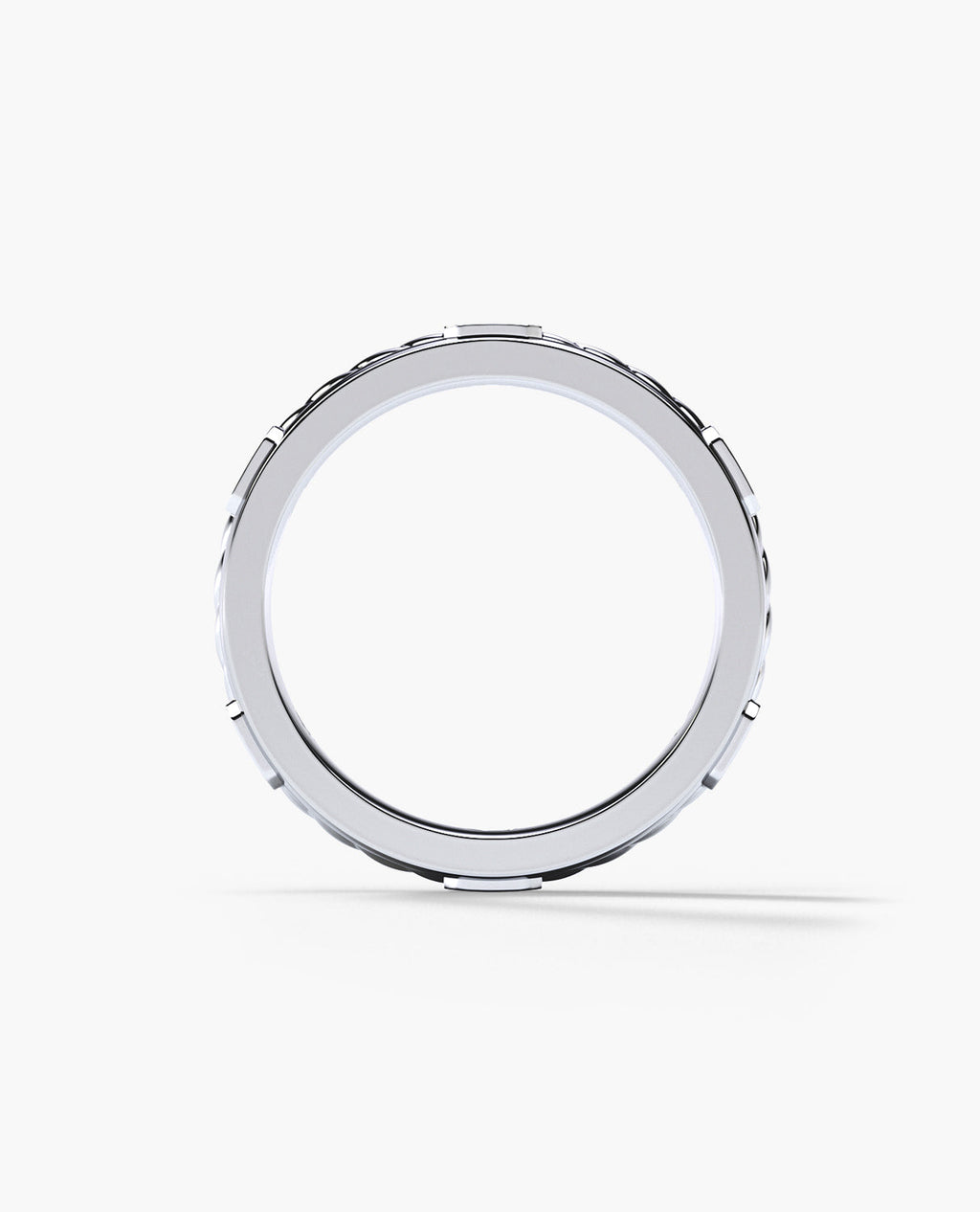 FAIRBANKS Gold Wedding Ring with 0.25ct Diamonds